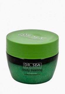 Скраб для тела Dr. Sea Ароматический с экстрактом зеленого чая и маслом герани, 320 г