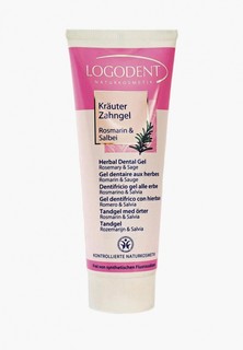 Зубная паста Logona Травяная гелевая с Розмарином и Шалфеем, 75 мл
