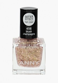Топовое покрытие Anny No.456 blush champagne, с розово-золотистыми блестками