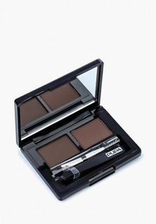 Тени для бровей Pupa EYEBROW SET, 03 темно-коричневый