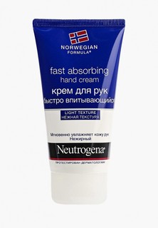 Крем для рук Johnson & Johnson Neutrogena быстро впитывающийся, 75 мл