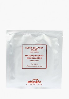 Маска для лица Swiss Line и шеи Супер Коллаген