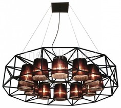 Подвесная люстра Черный квадрат 10174-12L Avrora