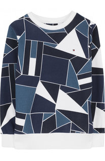 Хлопковый свитшот с принтом Tommy Hilfiger