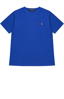 Футболка джерси с логотипом бренда Polo Ralph Lauren