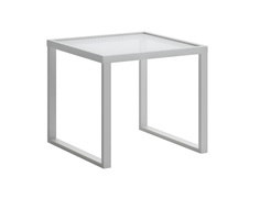 Стол приставной qubik (atmosphera) белый 45x45x45 см.