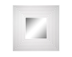 Настенное зеркало larino (ambicioni) белый 109.0x109.0x3.0 см.