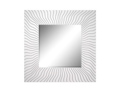 Настенное зеркало ray (ambicioni) белый 99.0x99.0x3.0 см.