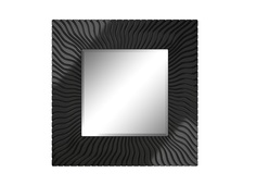 Настенное зеркало ray (ambicioni) черный 99.0x99.0x3.0 см.
