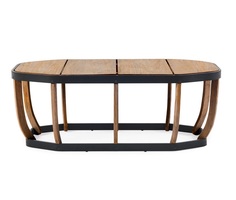 Стол swing (ethimo) коричневый 110x40x57 см.