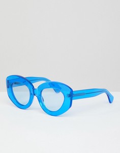 Солнцезащитные очки кошачий глаз House Of Holland - Синий