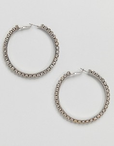 Серьги-кольца ALDO - Серебряный