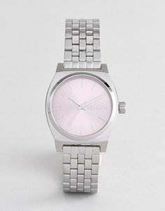 Серебристые часы-браслет Nixon A1130 Medium Time Teller - Серебряный