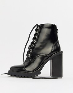 Ботинки на шнуровке ASOS DESIGN Elm - Черный