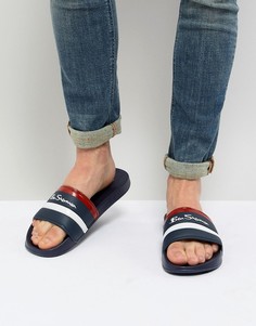 Шлепанцы в полоску Ben Sherman - Синий