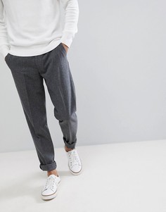 Укороченные полушерстяные брюки Farah - Серый