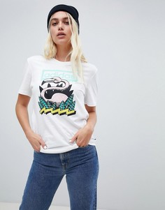 Oversize-футболка с принтом фламинго adidas Skateboarding - Мульти