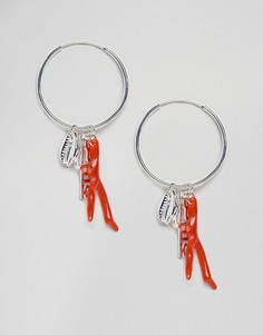 Серьги ограниченной серии Weekday - Серебряный