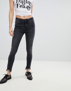 Потертые джинсы скинни Vero Moda - Серый