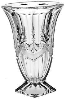 Ваза на ножке 36 см CRYSTAL BOHEMIA