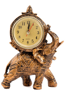 Часы настольные "Слон" 17x11 Русские подарки