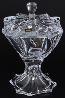 Конфетница с крышкой 26 см Crystalite Bohemia