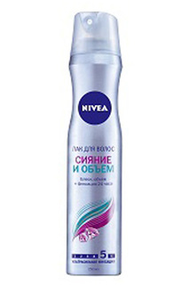 Лак для волос "Блеск и объем", NIVEA