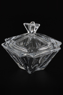 Конфетница с крышкой 15 см Crystalite Bohemia