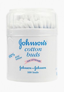 Ватные палочки Johnson & Johnson Johnsons baby, 100 шт