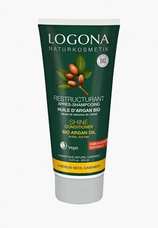 Кондиционер для волос Logona для блеска с био аргановым маслом, 200 мл