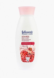 Гель для душа Johnson & Johnson Johnsons Body Care VITA-RICH Преображающий с экстрактом цветка граната c ароматом граната, 250 мл