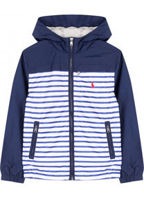Ветровка на молнии с капюшоном Polo Ralph Lauren