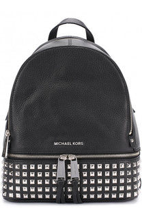 Кожаный рюкзак Rhea Zip с заклепками MICHAEL Michael Kors