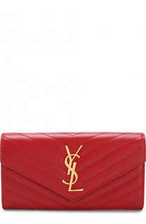Кожаное портмоне Monogram Saint Laurent