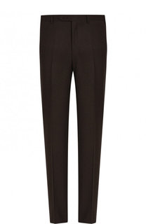 Шерстяные брюки прямого кроя Canali