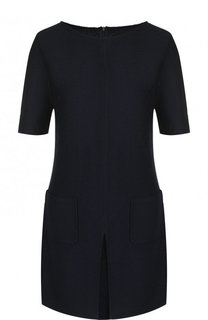 Удлиненный топ из смеси шерсти и вискозы и разрезами St. John