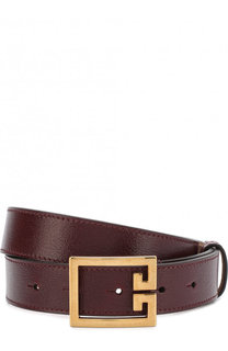 Кожаный ремень с металлической пряжкой Givenchy