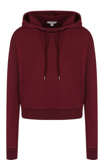 Хлопковый пуловер с капюшоном James Perse