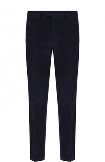 Хлопковые брюки прямого кроя Brioni