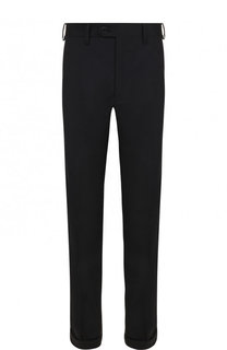 Шерстяные брюки прямого кроя Brioni