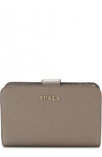 Кожаный кошелек с логотипом бренда Furla