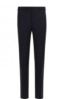 Шерстяные брюки прямого кроя Canali
