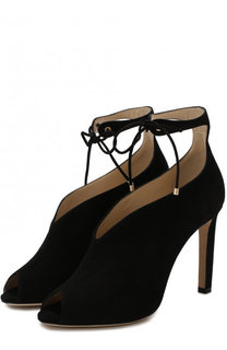 Замшевые ботильоны Sayra 100 на шпильке Jimmy Choo