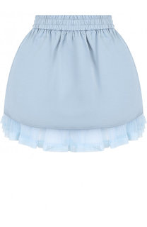Однотонная мини-юбка А-силуэта REDVALENTINO