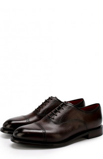 Кожаные оксфорды с брогированием Barrett