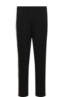 Брюки прямого кроя из смеси шерсти и вискозы Dsquared2