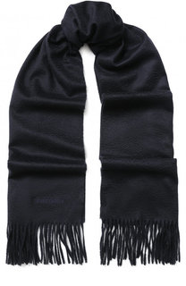 Кашемировый шарф с бахромой Giorgio Armani