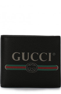Кожаное портмоне с отделениями для кредитных карт и монет Gucci