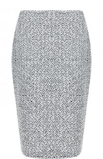 Вязаная юбка-карандаш из смеси шерсти и вискозы St. John