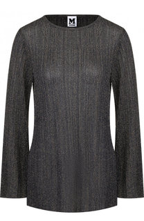 Пуловер с круглым вырезом и металлизированной нитью M Missoni